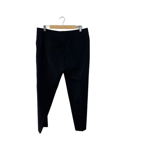 Eileen Fisher Medium Black Dress Pants Tapered Crop Wool Blend Stretch Womens - Picture 2 of 7